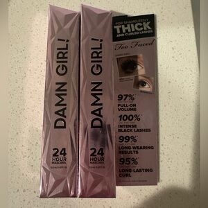 Too Faced Damn Girl Mascara in Pink Packaging